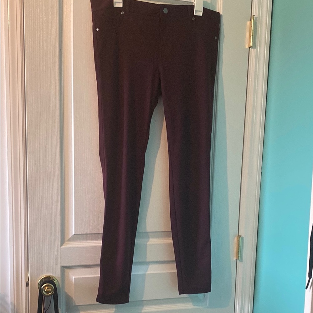 Stylish Burgundy Pants